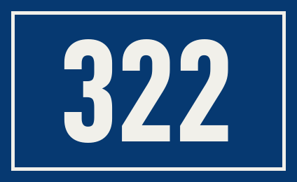 Hausnummer 322