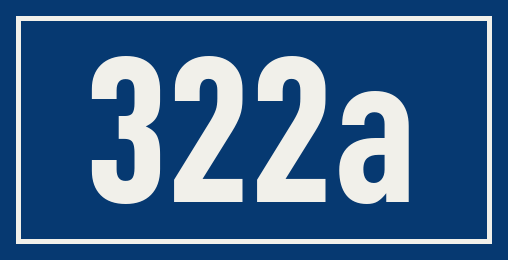 Hausnummer 322a