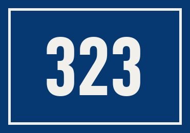 Hausnummer 323