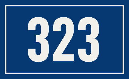 Hausnummer 323