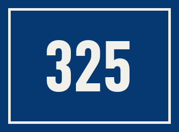 Hausnummer 325