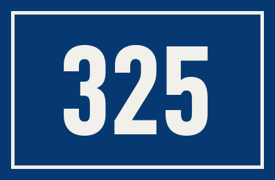 Hausnummer 325