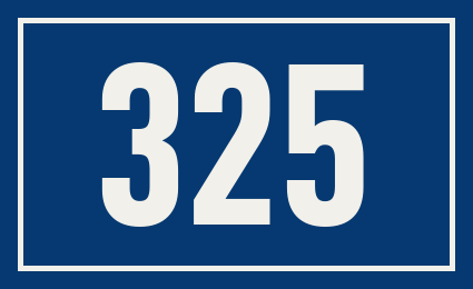Hausnummer 325