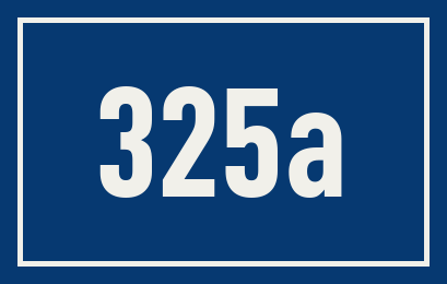 Hausnummer 325a