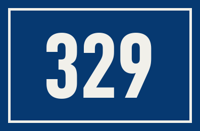Hausnummer 329
