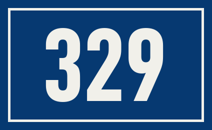 Hausnummer 329