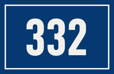 Hausnummer 332