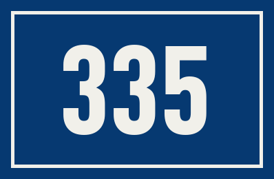 Hausnummer 335