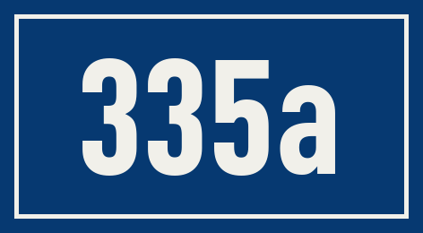 Hausnummer 335a