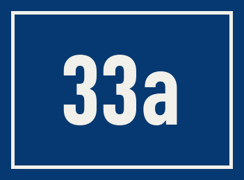 Hausnummer 33a