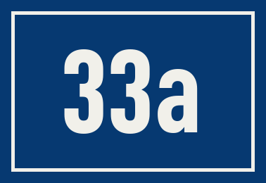 Hausnummer 33a