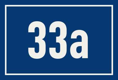 Hausnummer 33a