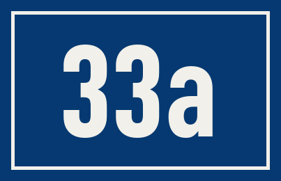 Hausnummer 33a