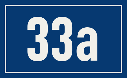 Hausnummer 33a