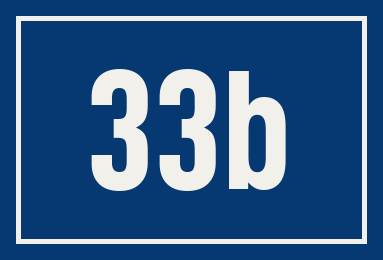 Hausnummer 33b