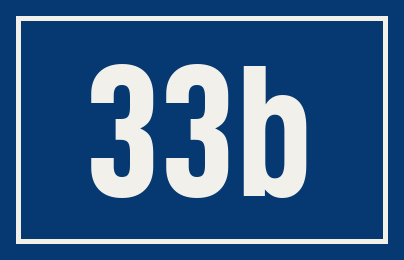 Hausnummer 33b
