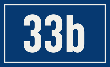 Hausnummer 33b