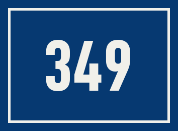 Hausnummer 349