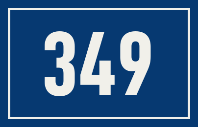 Hausnummer 349