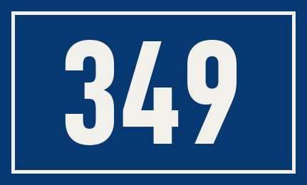Hausnummer 349