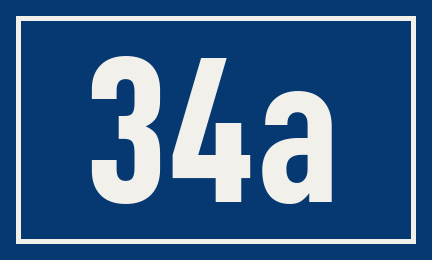 Hausnummer 34a