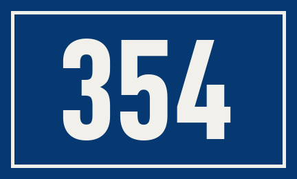 Hausnummer 354