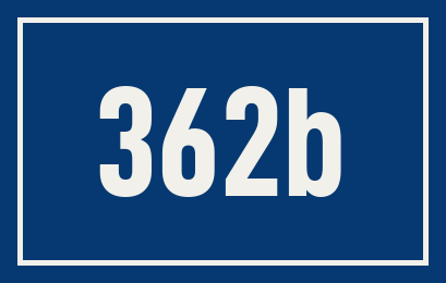 Hausnummer 362b