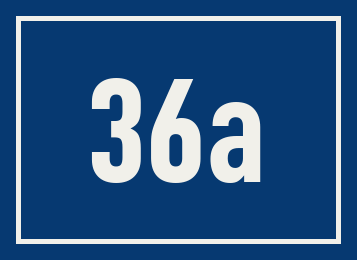 Hausnummer 36a