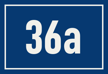 Hausnummer 36a