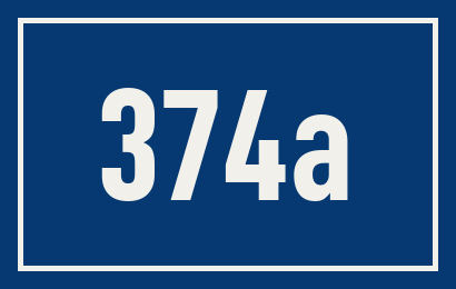Hausnummer 374a