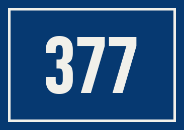 Hausnummer 377