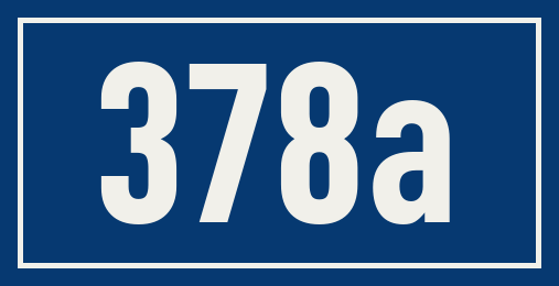 Hausnummer 378a