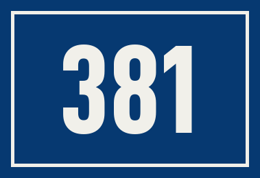 Hausnummer 381