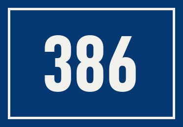 Hausnummer 386