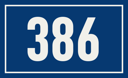 Hausnummer 386
