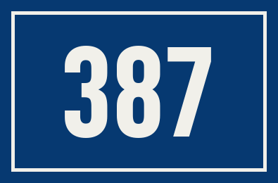Hausnummer 387