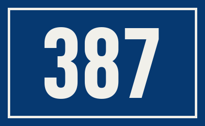 Hausnummer 387