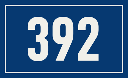 Hausnummer 392