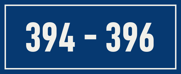 Hausnummer 394 - 396