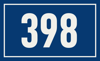 Hausnummer 398