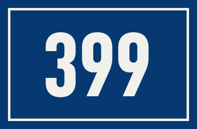 Hausnummer 399
