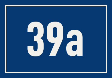 Hausnummer 39a