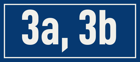 Hausnummer 3a, 3b