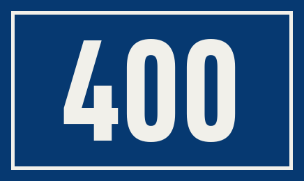 Hausnummer 400