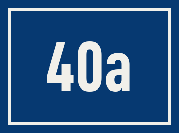 Hausnummer 40a