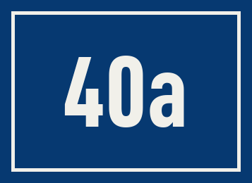 Hausnummer 40a