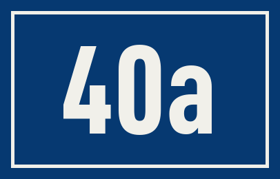 Hausnummer 40a