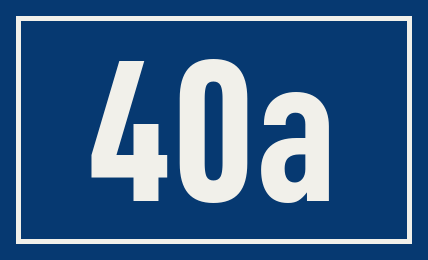 Hausnummer 40a
