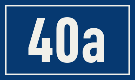 Hausnummer 40a