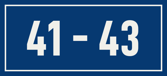Hausnummer 41 - 43